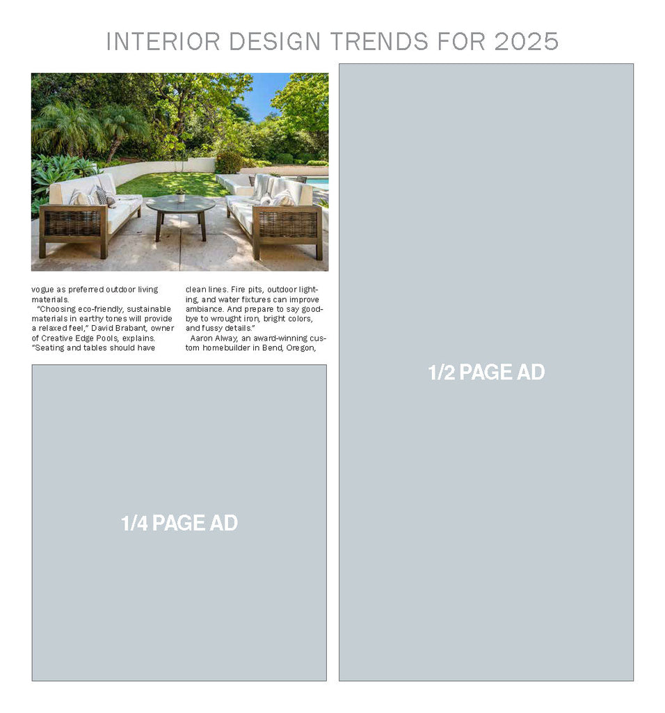 Homestyle: Interior Design Trends for 2025