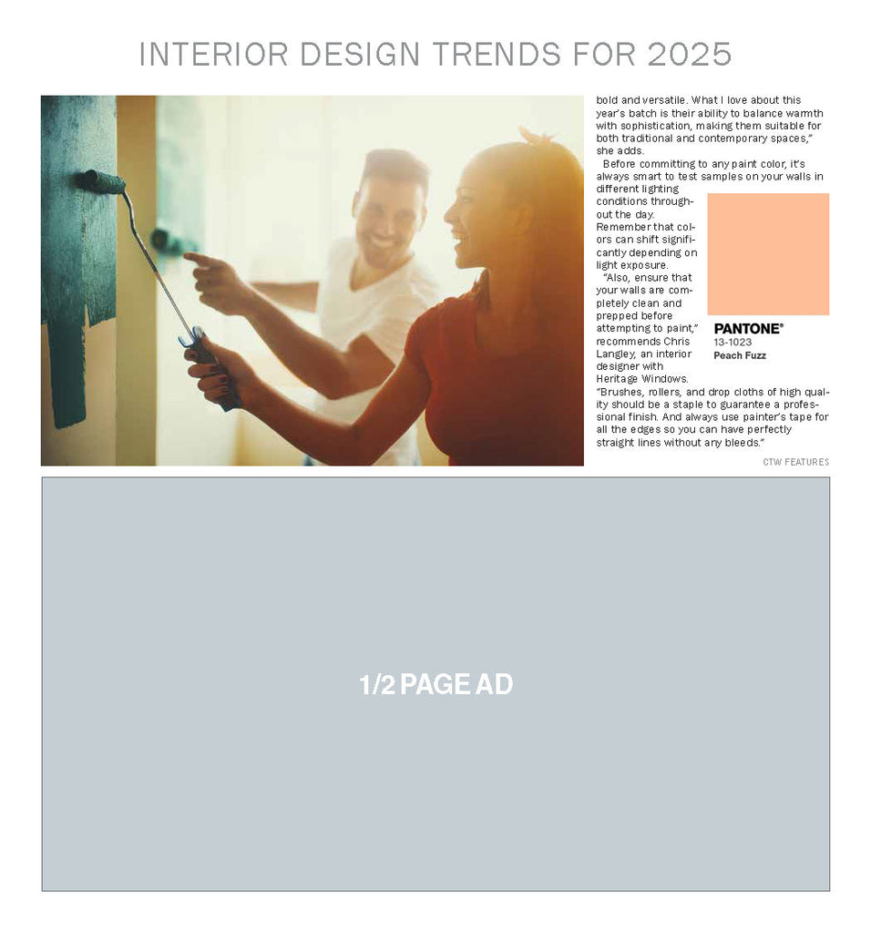 Homestyle: Interior Design Trends for 2025