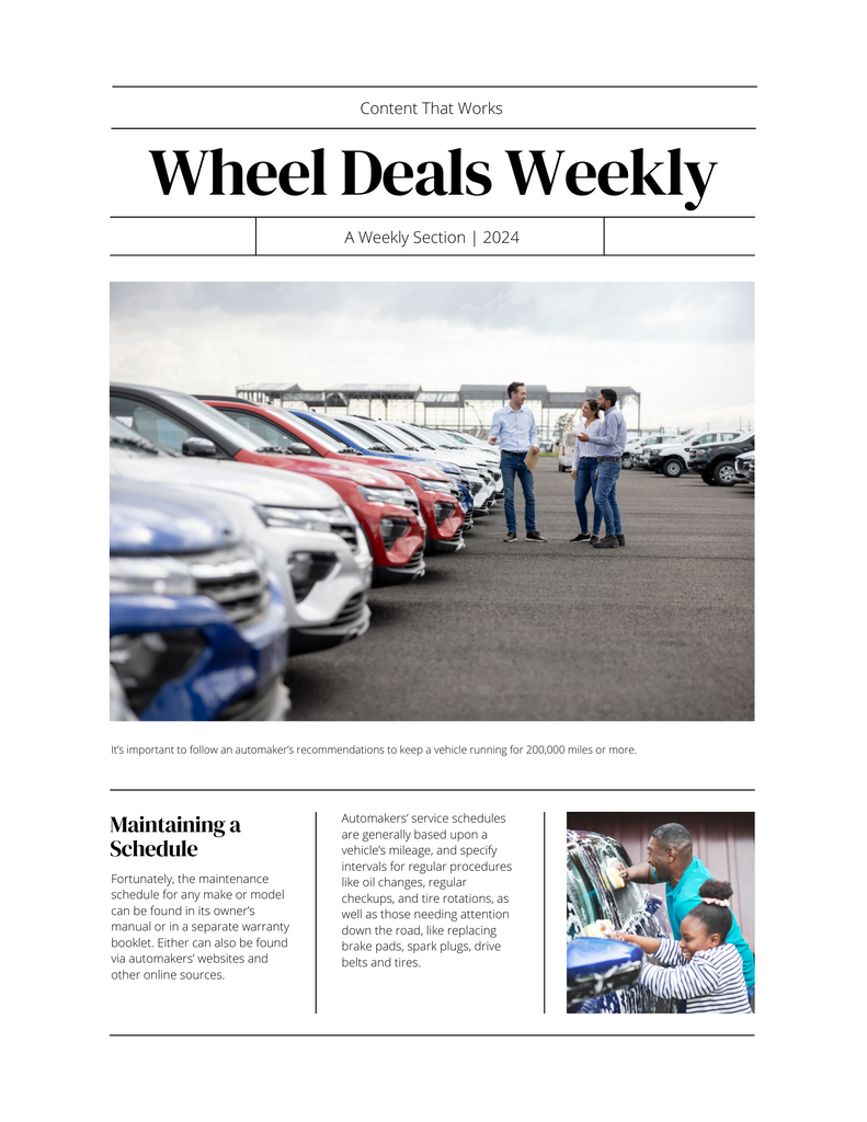 Wheel Deals Weekly Subscription