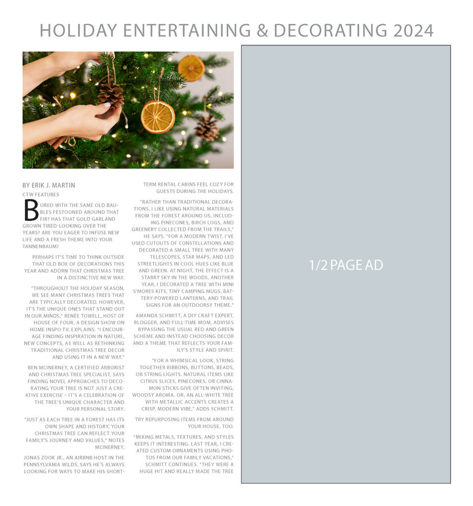 Holiday Entertaining & Decorating 2024