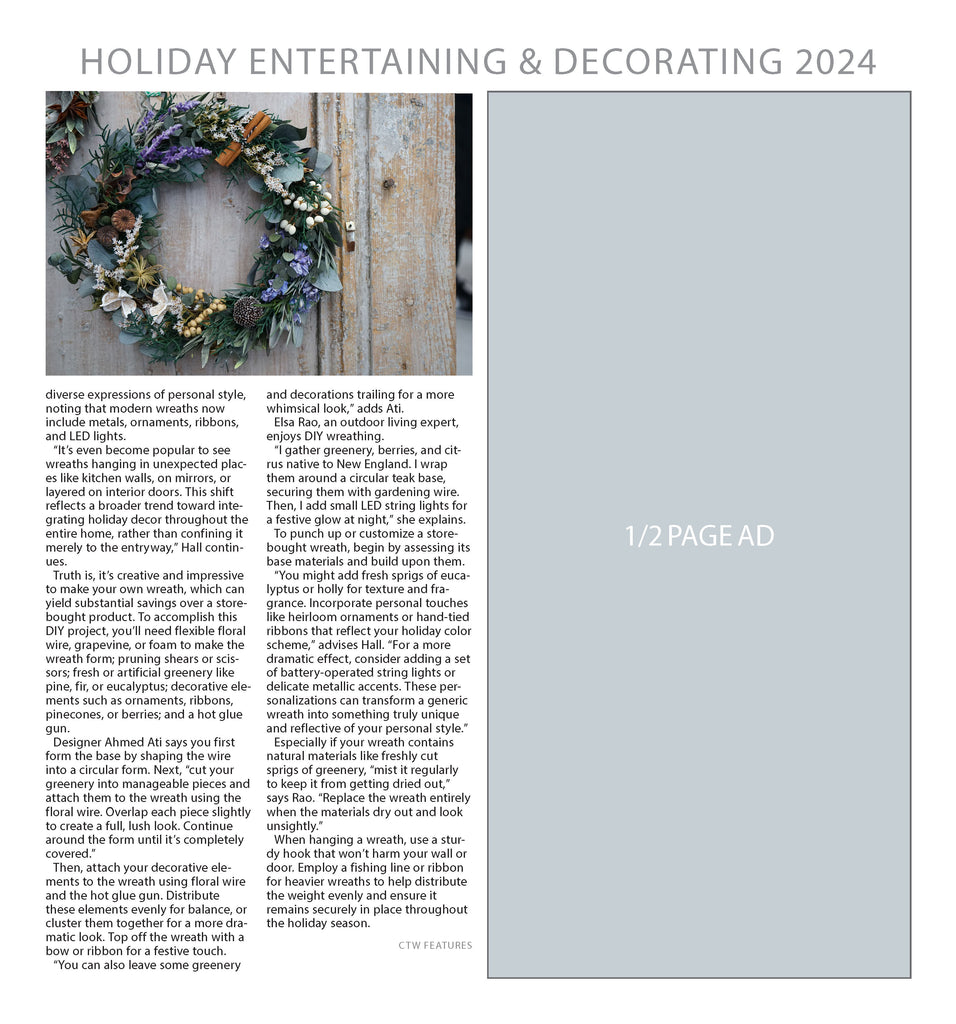 Holiday Entertaining & Decorating 2024