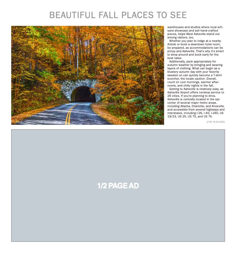 2023 Beautiful Fall Places