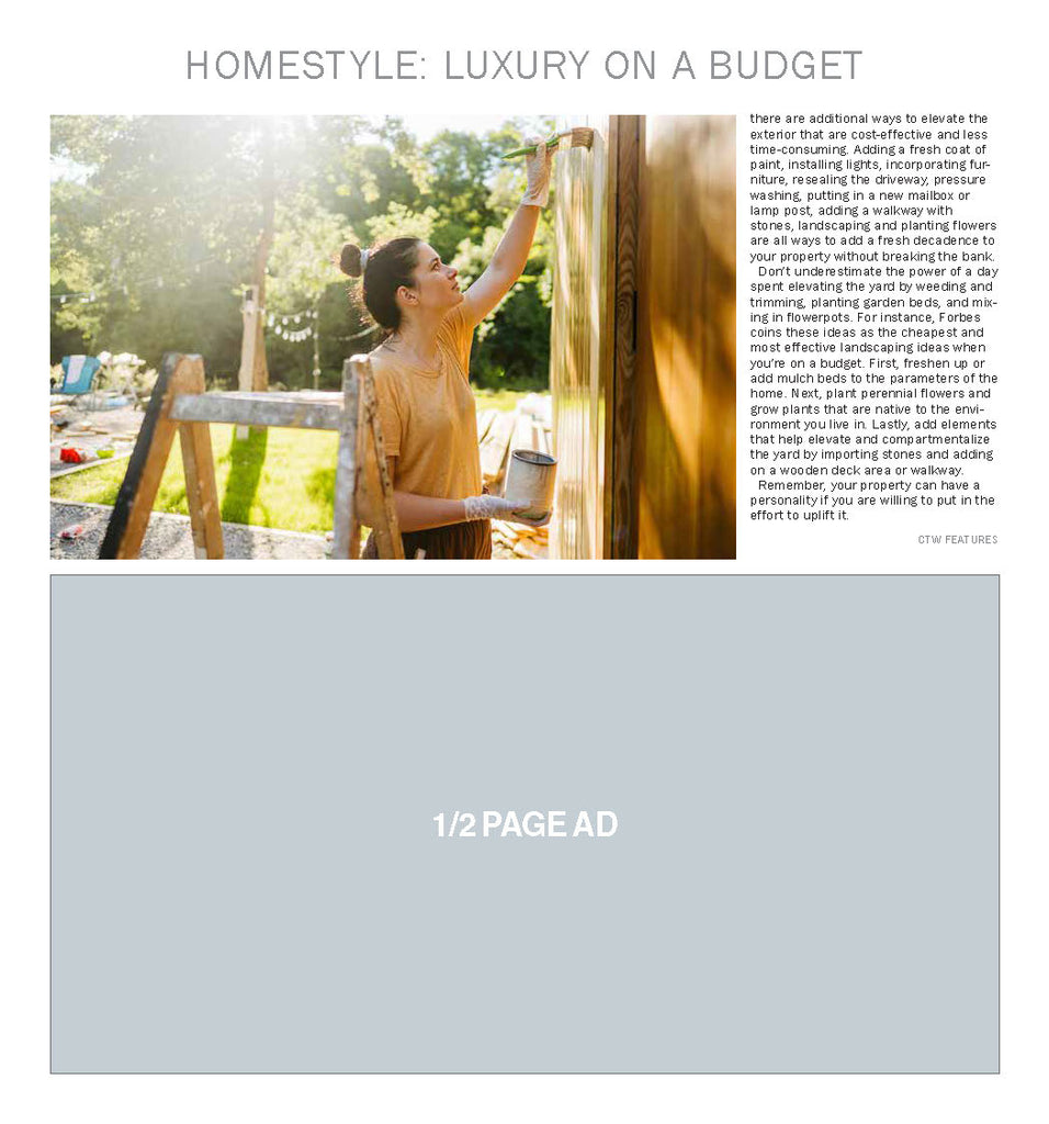 Homestyle: Luxury On A Budget