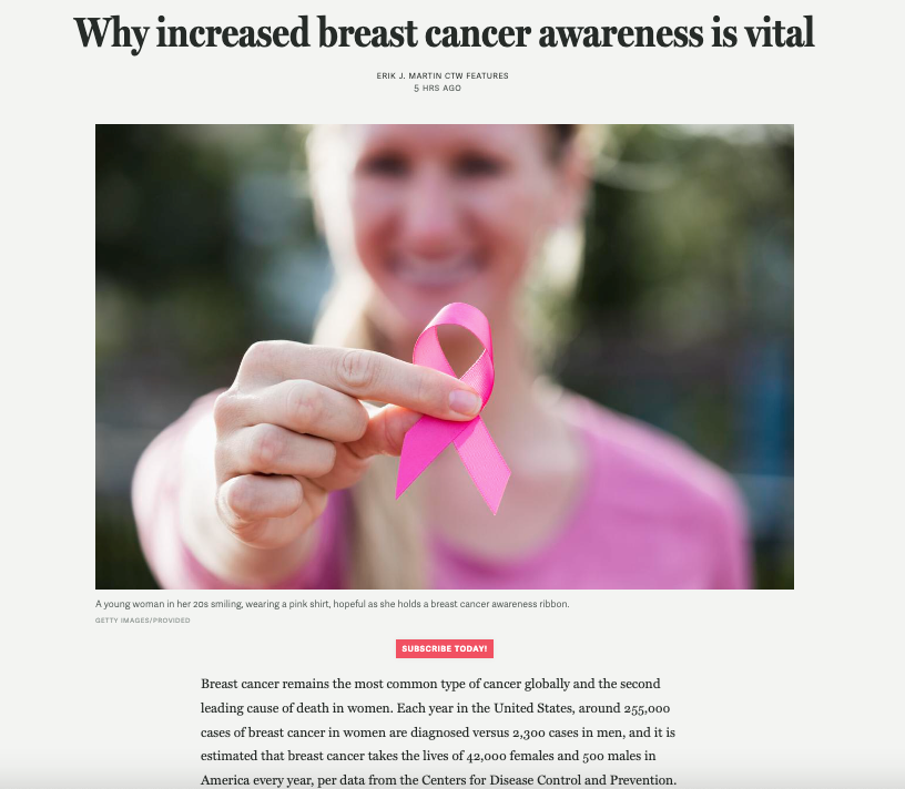 2022 Breast Cancer Awareness Guide
