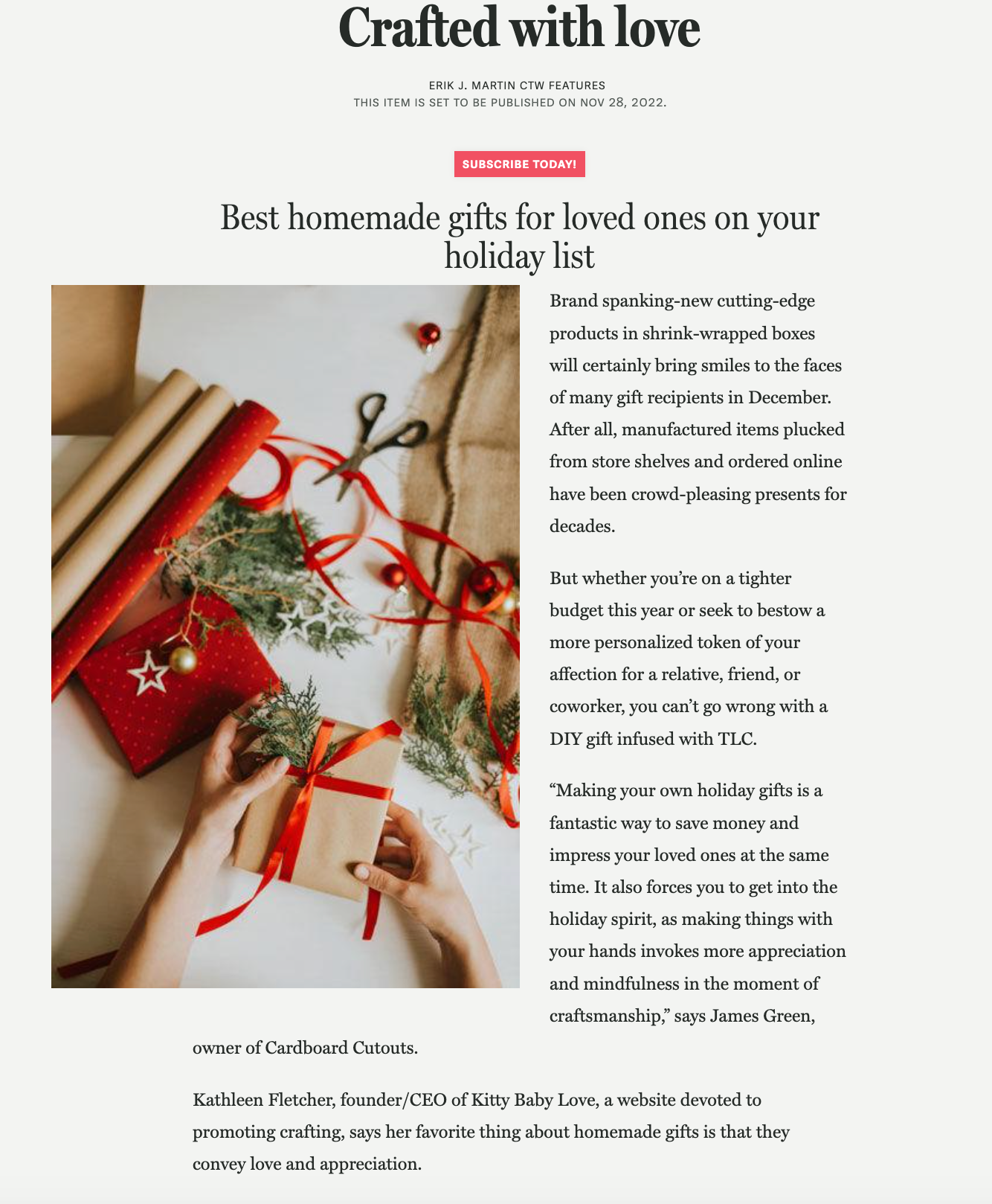 Shop Handmade Holiday Gift Guide- 40 Gift Ideas We'd Love to Give