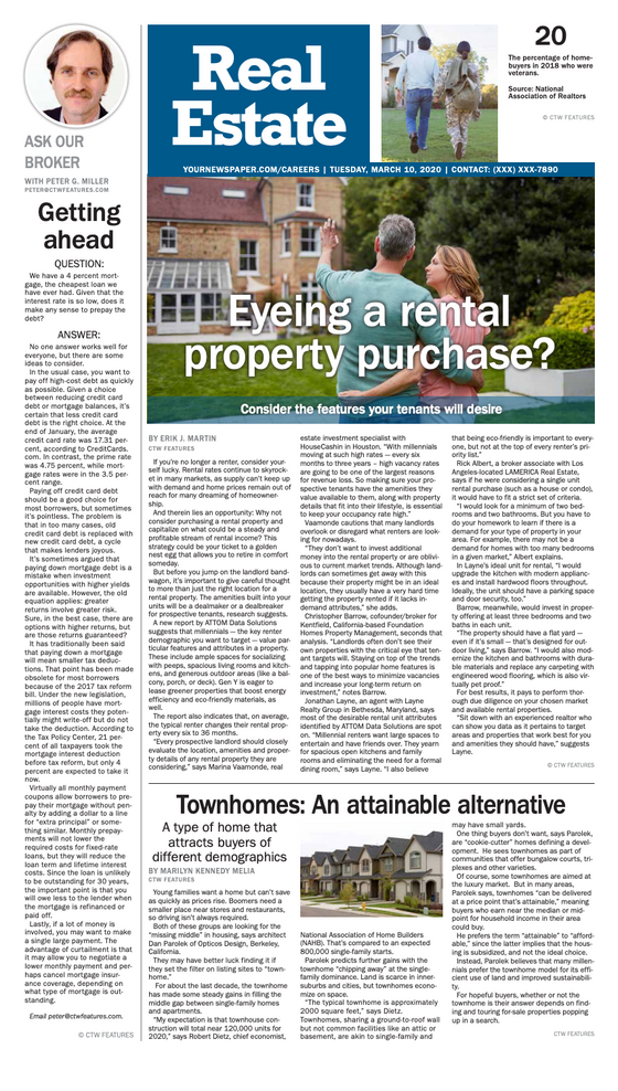 Real Estate Weekly: Eyeing a Rental Property Purchase?