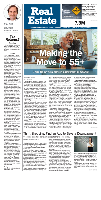 Real Estate Weekly: Making the Move to 55+