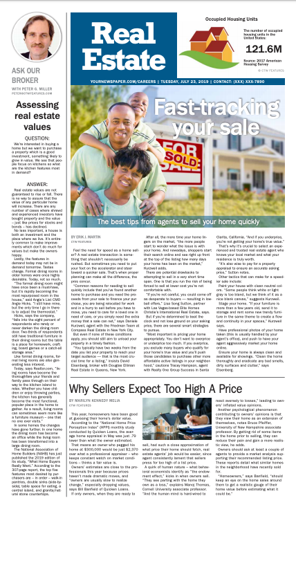 Real Estate Weekly: Fast-tracking you sale