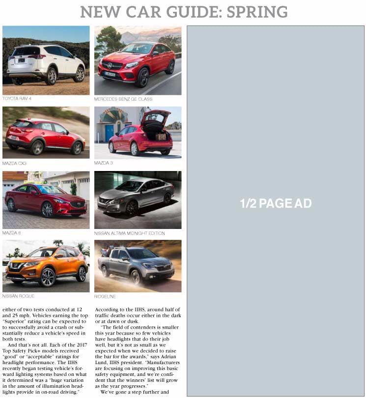 New Car Guide: Spring 2017 - The Content Store