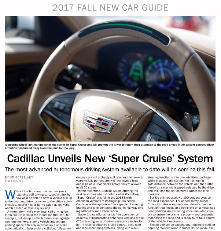 New Car Guide: Fall 2017 - The Content Store