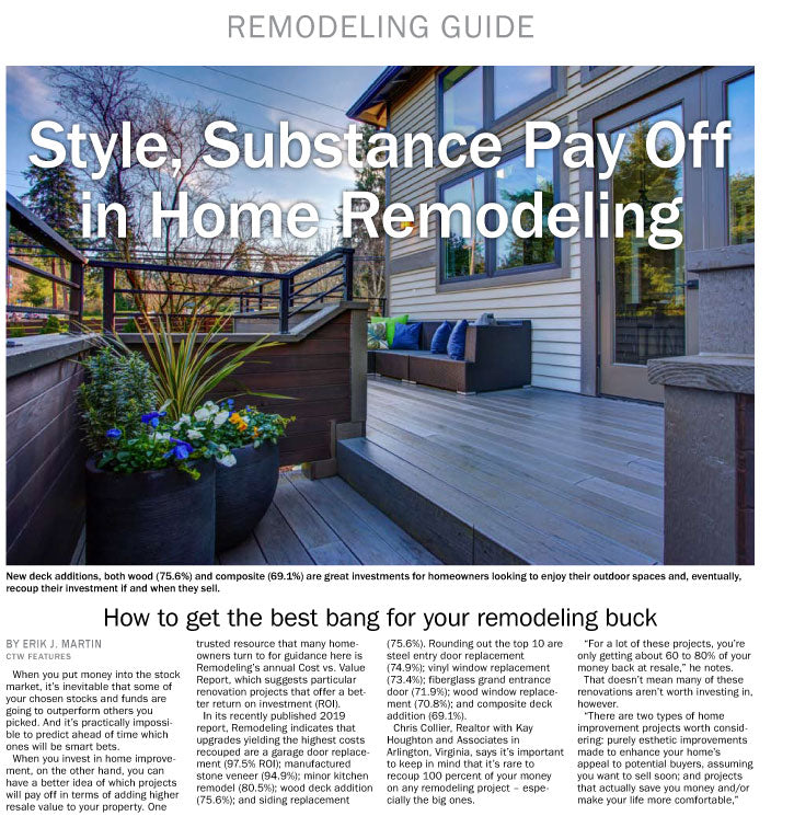 2019 HomeStyle Remodeling Guide